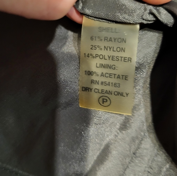 Calvin Klein Shiny Silver Strapless Dress - Size Small/Petite - Picture 3 of 5